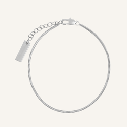 Minimal Luna Silver Armband