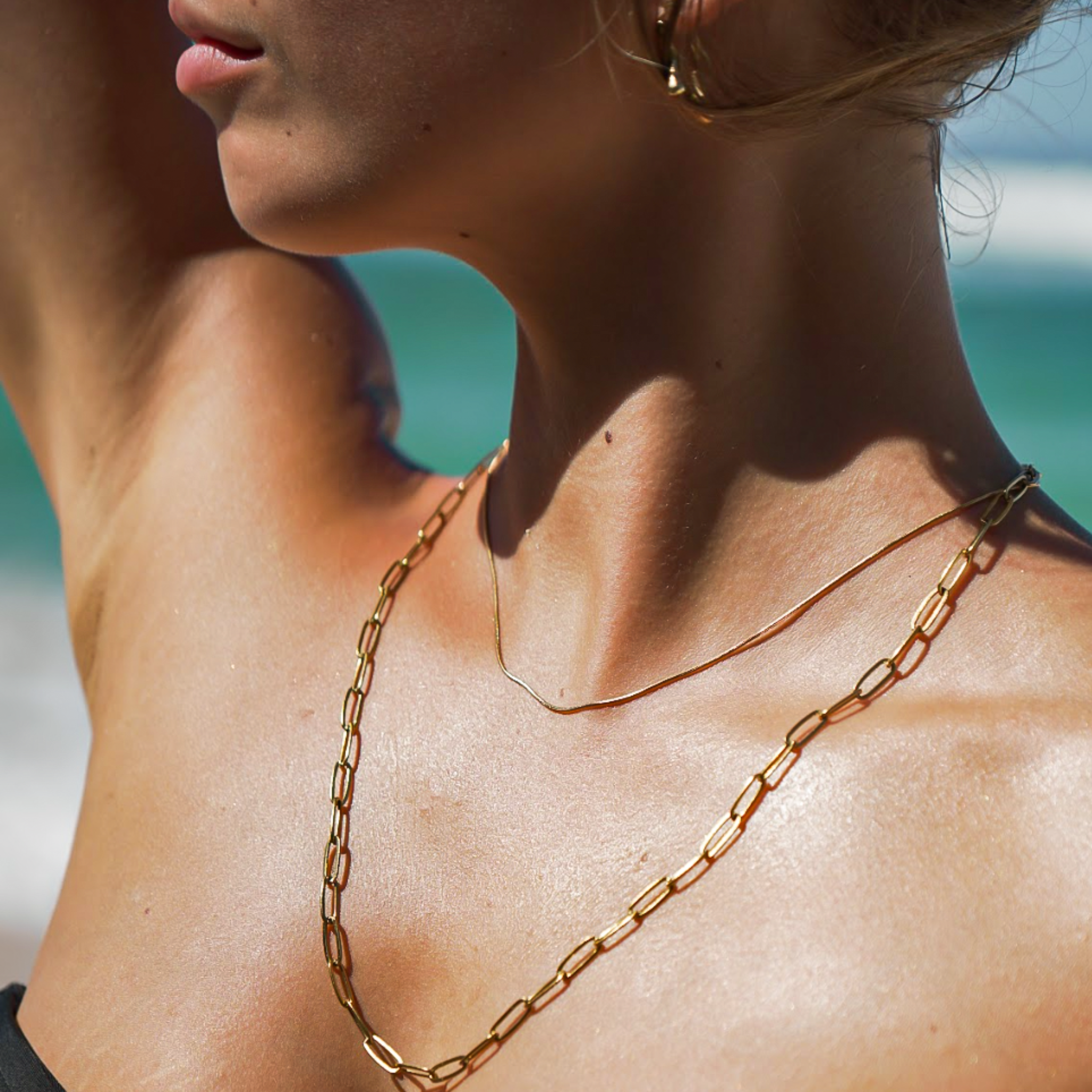 ★PEARLY MORE★ bold chain necklace Serena Bold Chain Necklace – SETARELLE