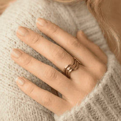Bali Waves Justerbar Ring