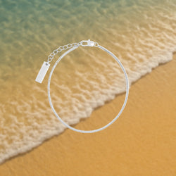 Minimal Luna Silver Armband