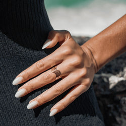 Bali Waves Justerbar Ring
