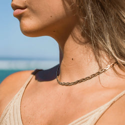 Braided Elle Chain Halsband