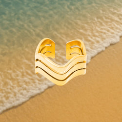 Bali Waves Justerbar Ring