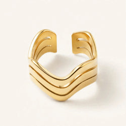 Bali Waves Adjustable Ring