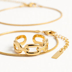 Ring, Armband & Ketting Set Estelle Luna Siena