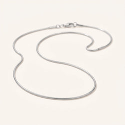 Minimal Siena Silver Chain Necklace